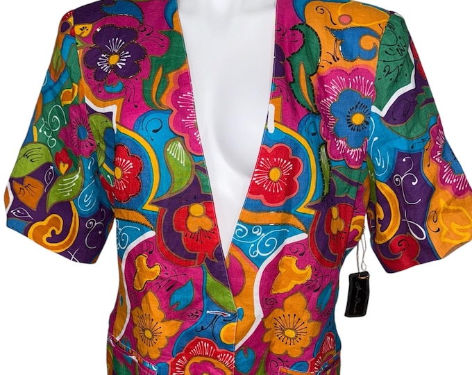 Vintage Abstract Blazer sz 14