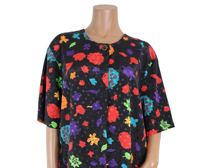 Vintage Abstract Blouse... Sz 20w