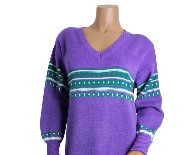 Vintage Stripe Sweater Dress...