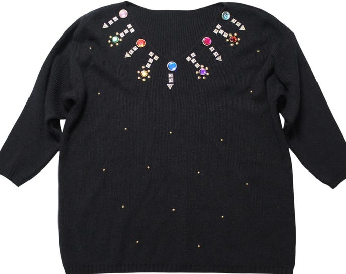 Vintage Bejeweled Sweater...