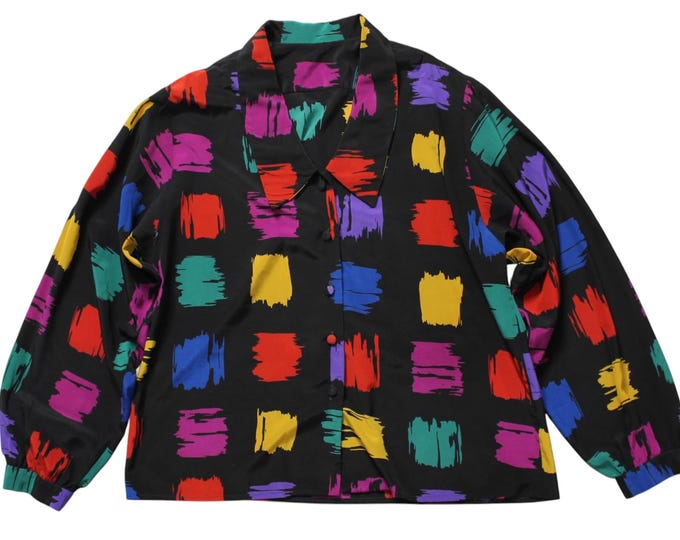 Vintage Baroque Abstract Blouse