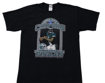 Vintage NFL Philadelphia Eagles Donovan McNabb NFC Champions T-Shirt...  Sz XLarge