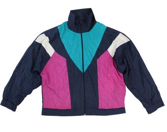 Vintage Color Block Jacket.. Sz Small