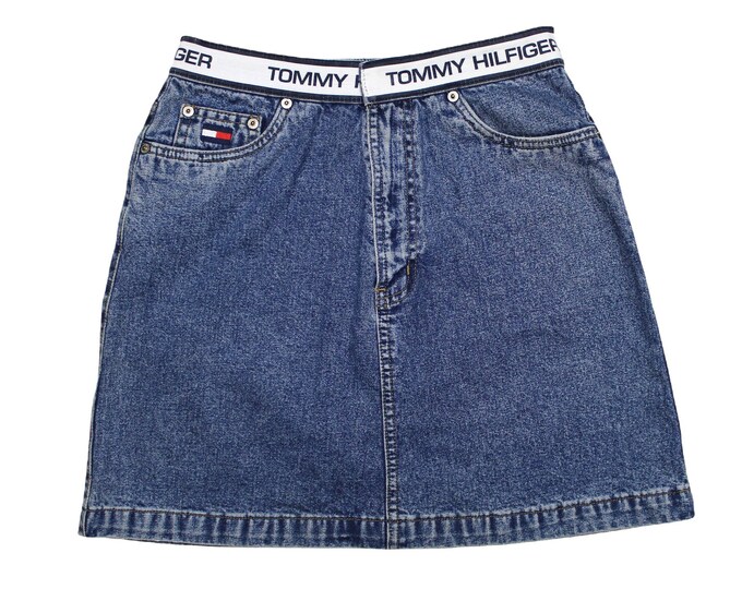 Vintage Women's Tommy Hilfiger Denim Jean Skirt... Sz 6
