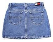 Vintage Women 39 s Tommy Hilfiger Denim Skirt Sz 05