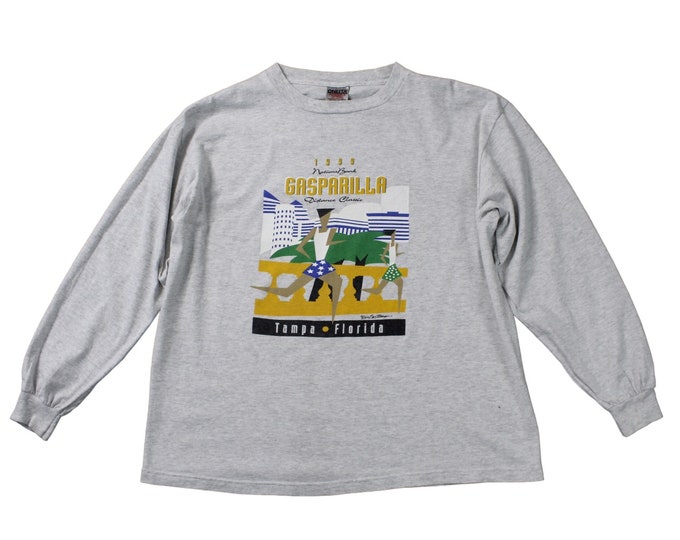 Vintage 1999 Tampa Bay Gasparilla Distance Classic Marathon T-shirt... Sz XL