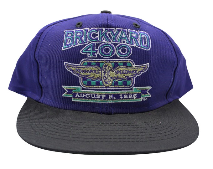 Vintage 1995 Indianapolis Brickyard 400 Snapback Cap