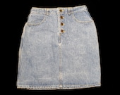 Vintage Women 39 s Georges Marciano Denim Skirt Sz 32