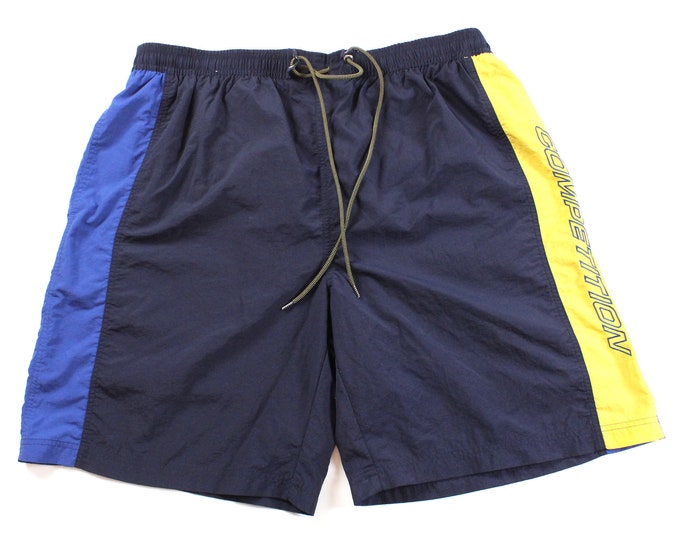 Vintage Men's Nautica Swim Trunks Swimming Trunks...        Sz XXL