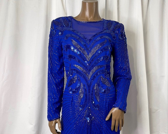 Vintage Embellished Sequin Dress