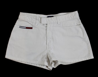 Vintage Women's Tommy Jeans Khaki Shorts ...    Sz 7