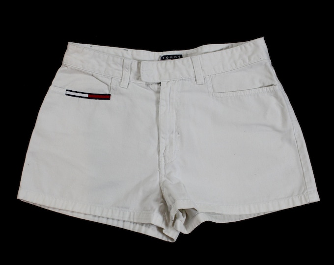 Vintage Women's Tommy Jeans Khaki Shorts ...    Sz 7