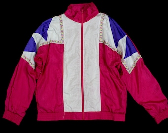 Vintage Colorblock Windbreaker