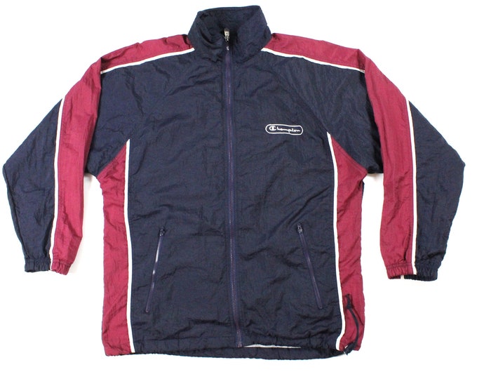 Vintage Champion Windbreaker Jacket... Sz. Med