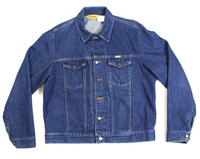 Vintage Women's Rustler Denim Jacket... Sz Large