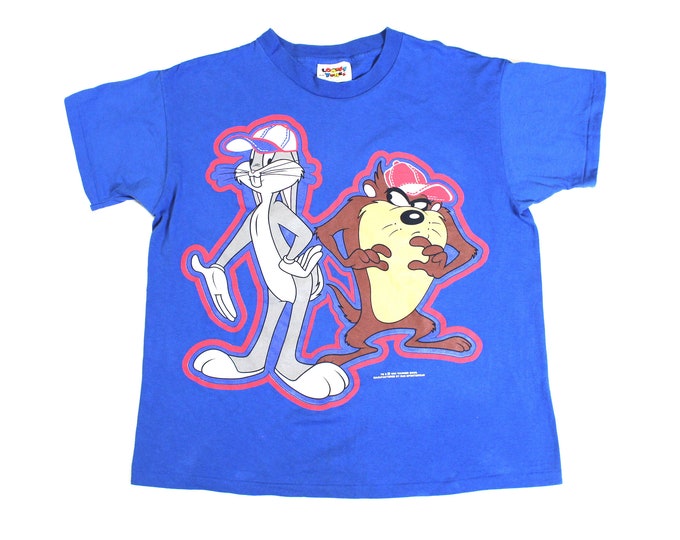 Vintage 1994 Looney Tunes Bugs Bunny Tasmanian Devil T-shirt...  Sz Medium