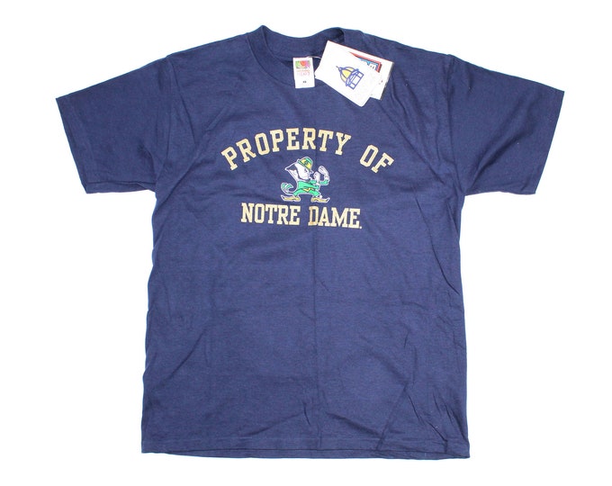 Vintage University of Notre Dame Fighting Irish T-shirt...     Sz Large