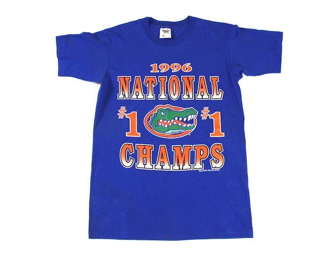 Vintage 1996 University of Florida Gators National Championship T-shirt...    Sz. Med