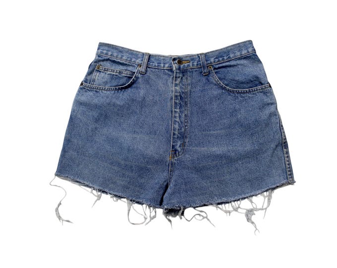 Vintage Oleg Cassini Jeans Shorts... Sz 16
