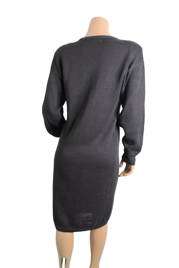 Vintage Beaded Embellished Sweater Dress... - image 5