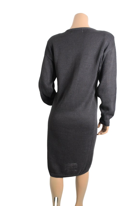 Vintage Beaded Embellished Sweater Dress... - image 4