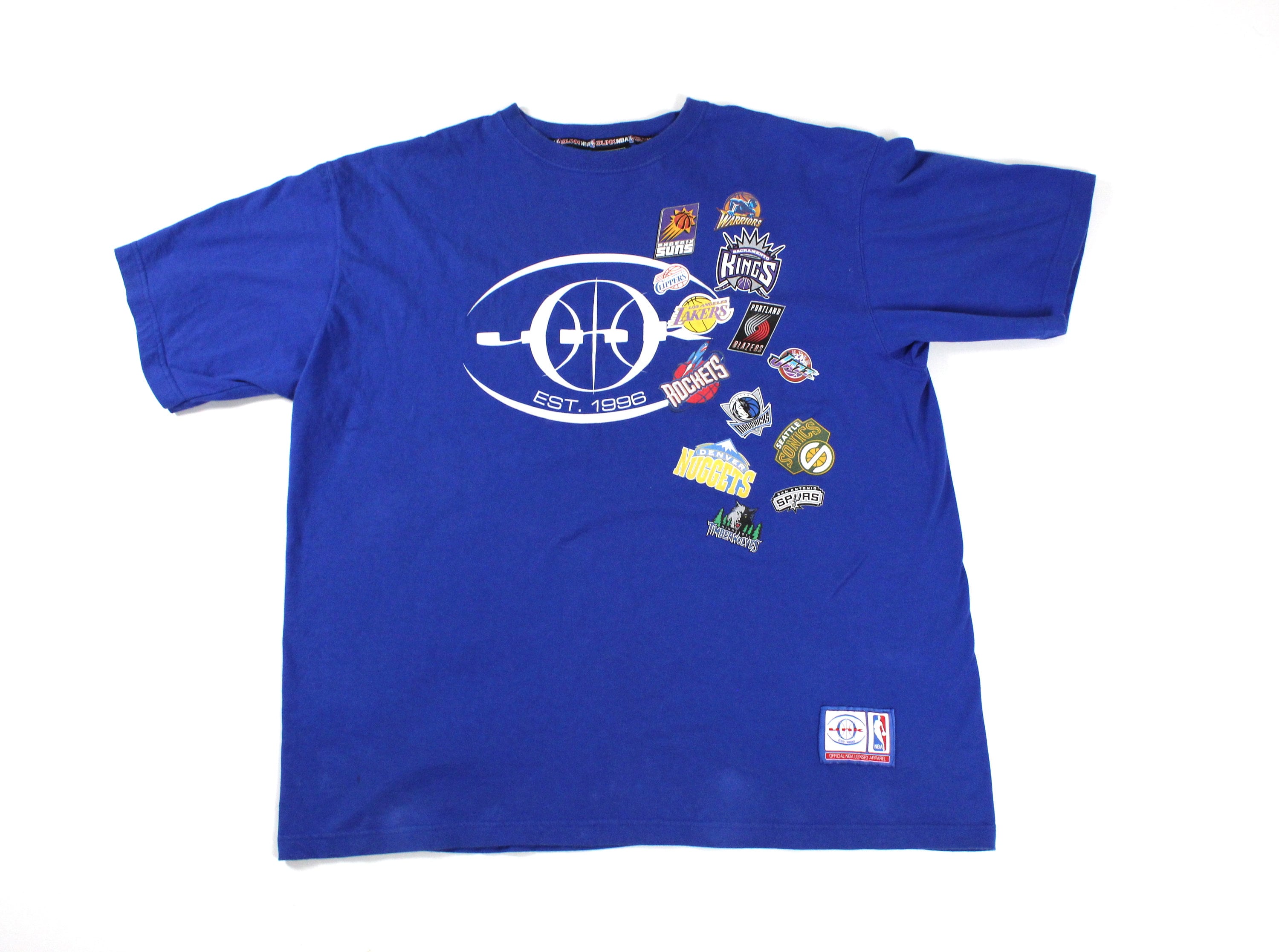 Vintage 1996 NBA UNK Team Logo T shirt Sz 3XL Etsy New Zealand