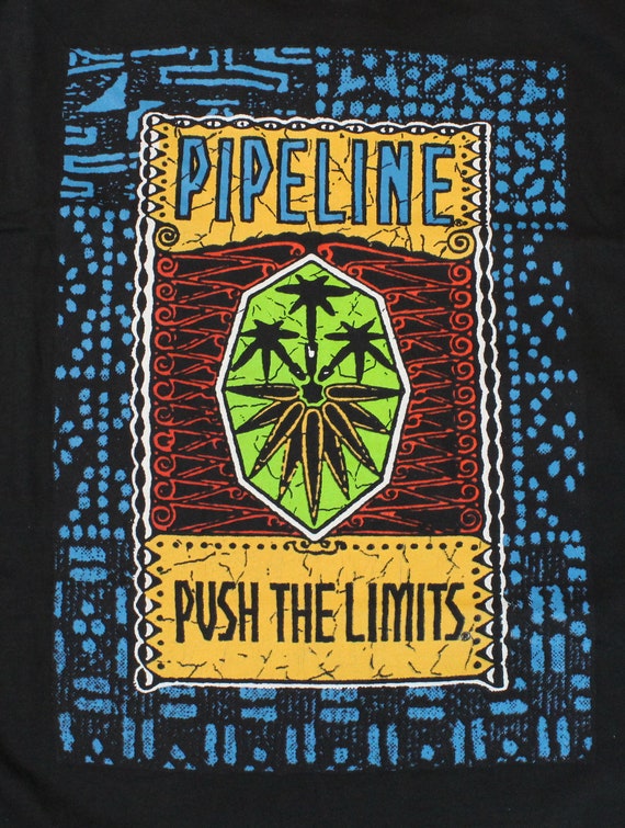 Vintage Men's 1990s PIPELINE Surfer T-shirt... Sz… - image 4