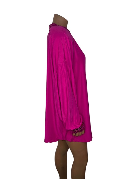 Vintage Pink Sequin Blouse - image 3