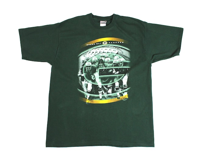 Vintage Pro Player NFL Green Bay Packers T-shirt... Sz XLarge
