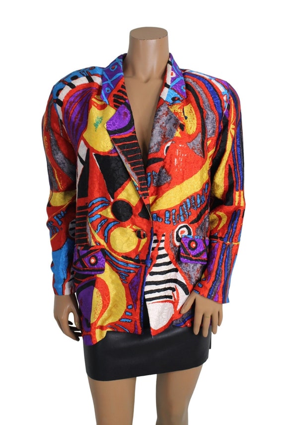 Vintage Picasso Print Blazer sz