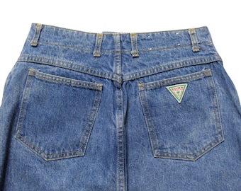 Vintage Georges Marciano for Soon Denim Jean Skirt... Sz 32