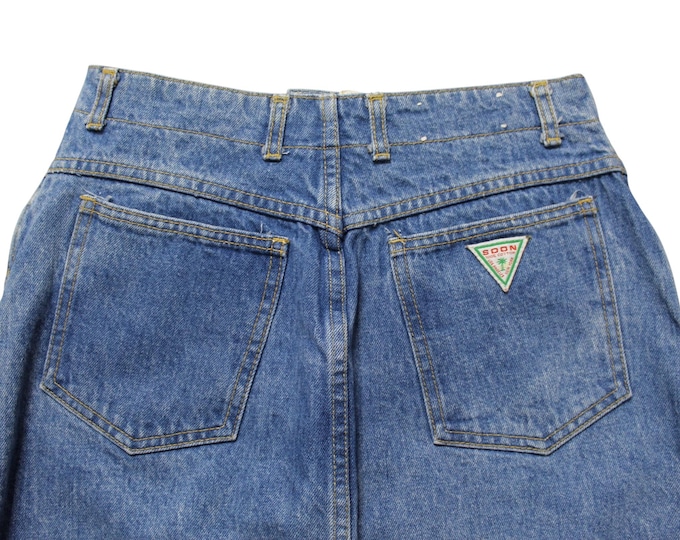 Vintage Georges Marciano for Soon Denim Jean Skirt... Sz 32