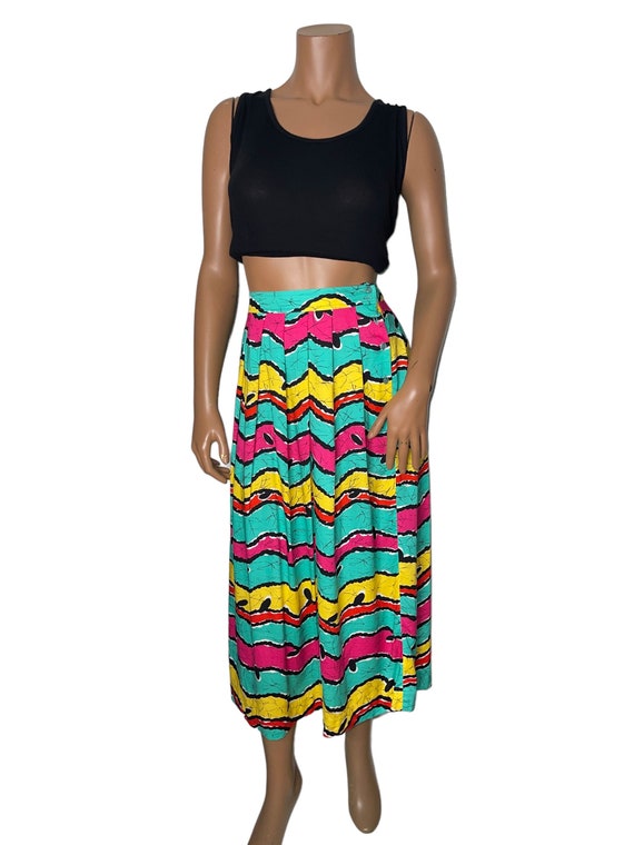 Vintage Abstract Skirt - image 1