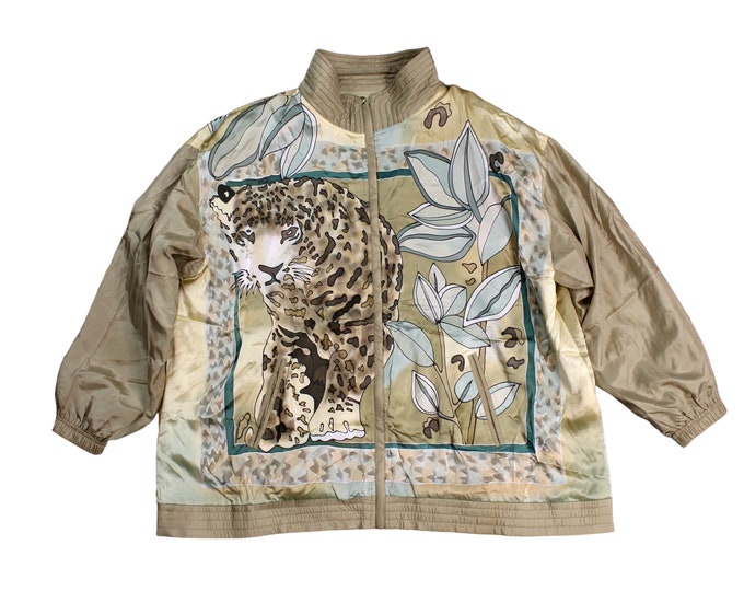 Vintage Murali Animal Print Jacket