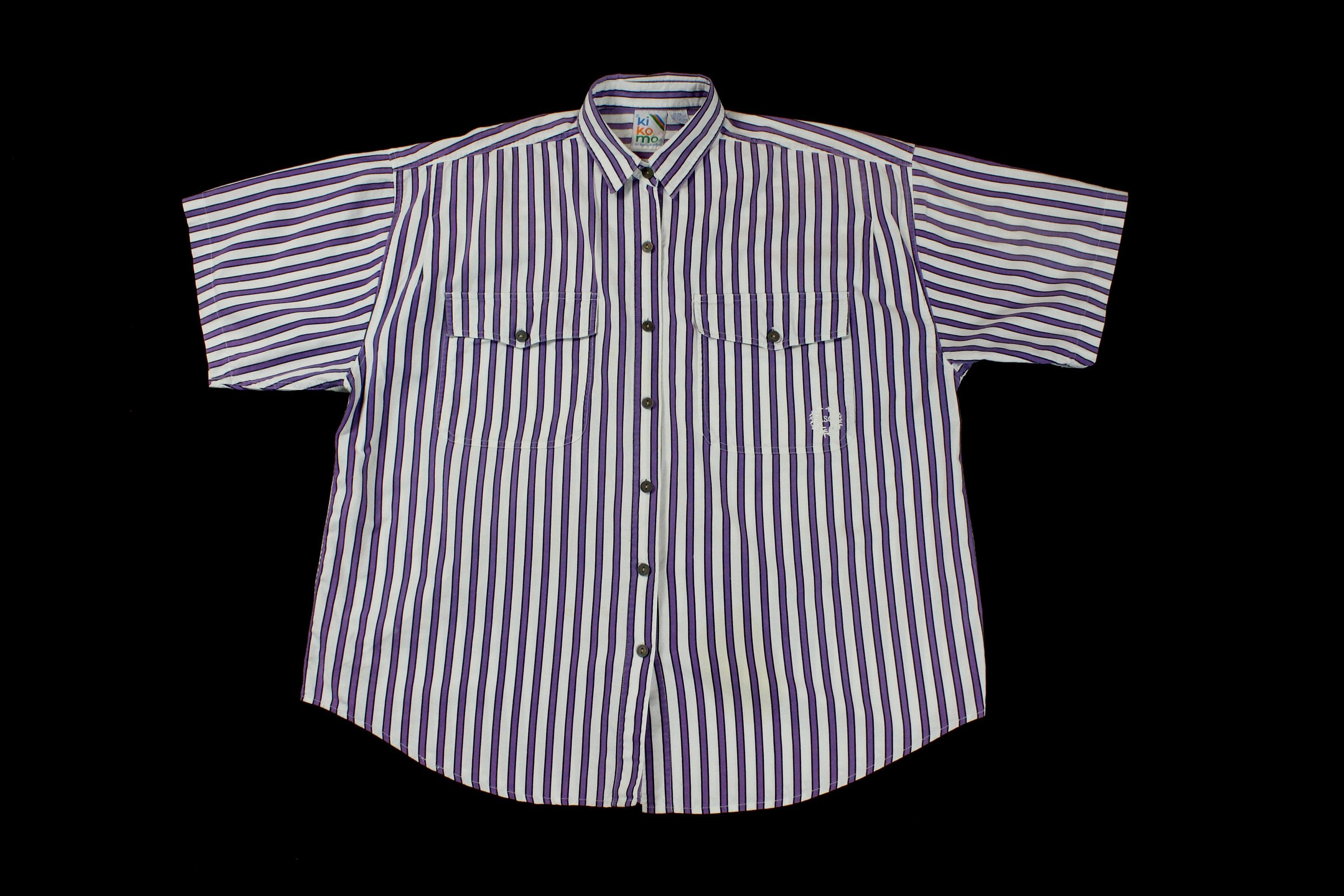 Vintage Stripe Button Up Shirt