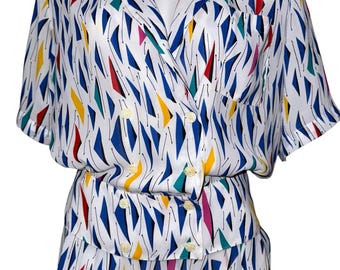 Vintage Abstract Skirt Set SZ 10