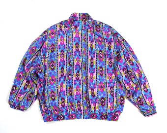 Vintage Abstract Windbreaker