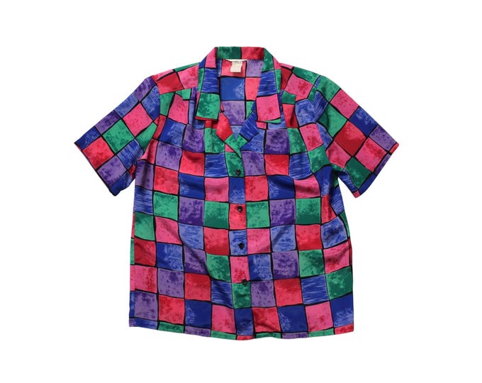 Vintage Abstract Blouse