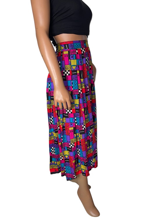 Vintage Abstract Skirt - image 3