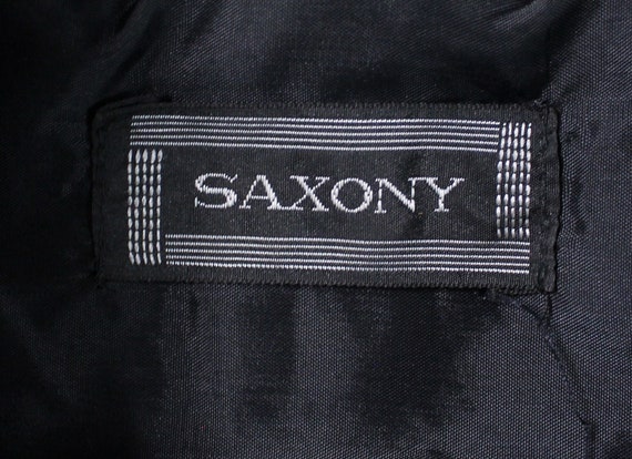 Vintage Saxony leather sweater... Sz Med - image 5