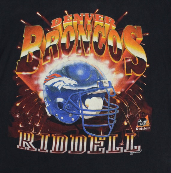 Vintage 1997 Riddell NFL Denver Broncos T-shirt..… - image 2