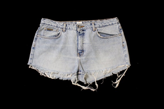 Vintage Women's Calvin Klein Denim Jean Shorts...… - image 1