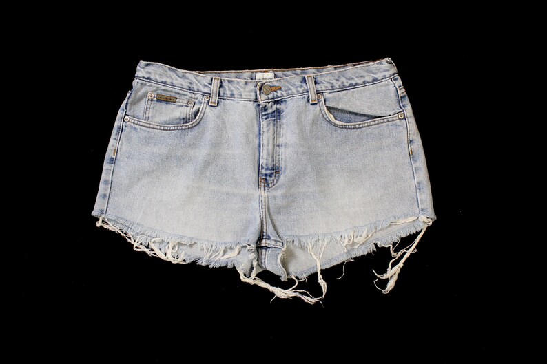 Vintage Women's Calvin Klein Denim Jean Shorts... Sz 16 image 1