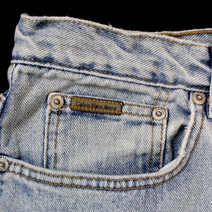 Vintage Women's Calvin Klein Denim Jean Shorts... Sz 16 image 4