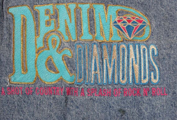 Vintage Denim & Diamonds Country Rock n Roll  Den… - image 4