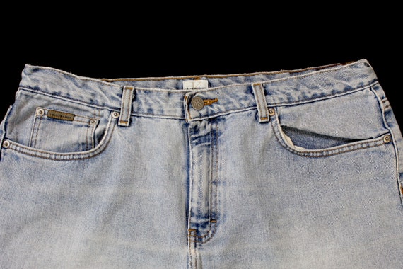 Vintage Women's Calvin Klein Denim Jean Shorts...… - image 3