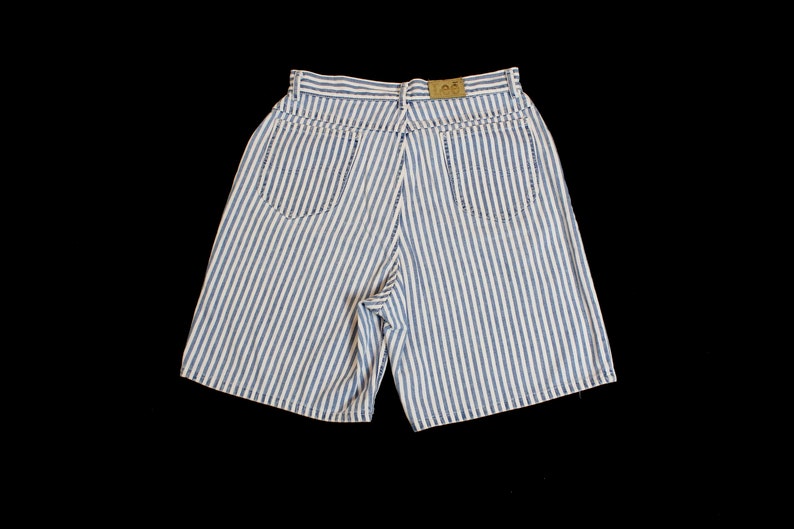 Vintage Lee Women/'s Stripped Jean Shorts...