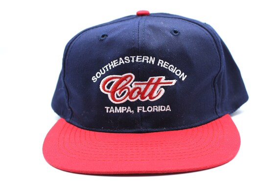 Vintage Cott Beverages Tampa Florida Snapback Baseball Cap...