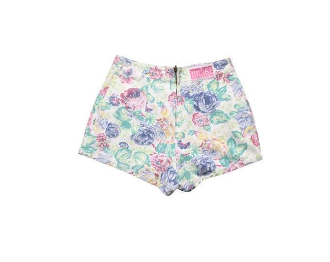 Vintage Bongo Denim Floral Skort... Sz 9