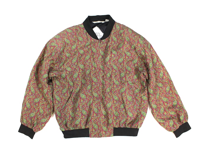 Vintage Silk Paisley Jacket